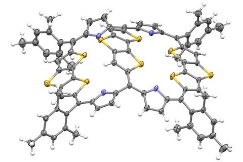 X-ray diffraction structure of the bicycloaromatic molecule